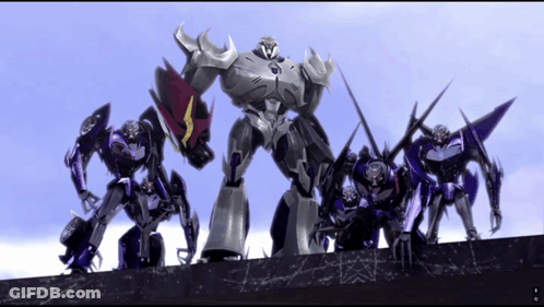 Transformers Standing On Ledge GIF