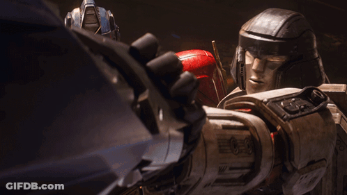 Transformers Standing With Allow Me GIF