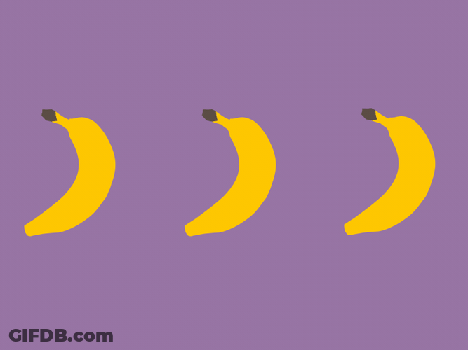 Transforming Dancing Bananas GIF
