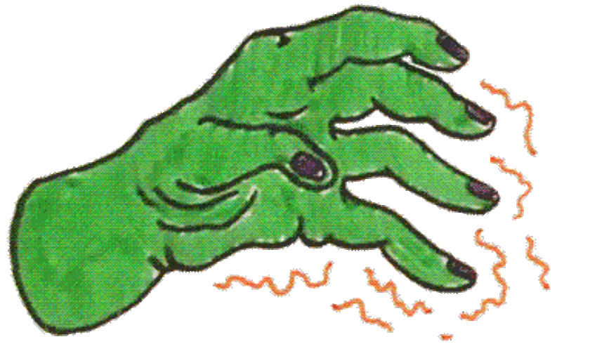 Transparent Anime Beast Green Hand Power GIF
