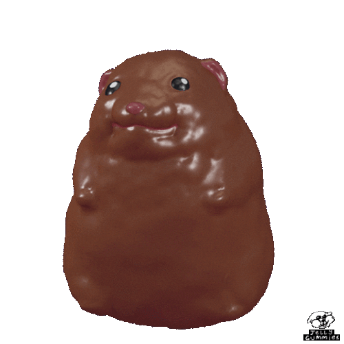 Transparent Anime Chocolate Jelly Mouse Dancing GIF