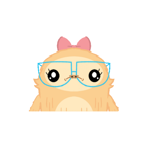 Transparent Anime Cute Sloth Offers Pizza GIF