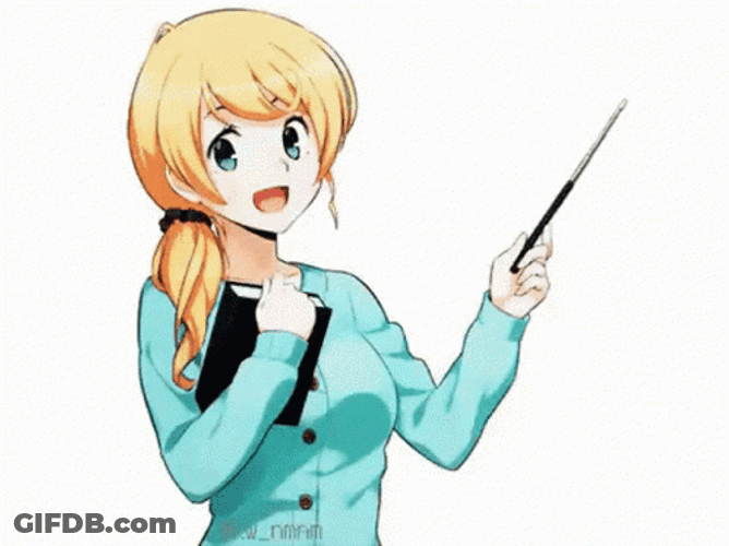 Transparent Anime English Teacher Ellen Baker GIF