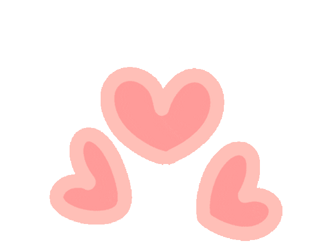Transparent Heart Sticker Cute Pink Wobbly Heart GIF