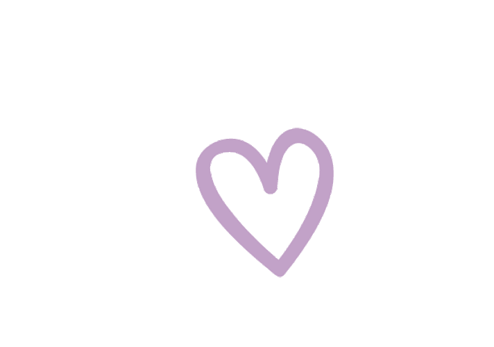 Transparent Heart Sticker Purple Heart Glowing GIF
