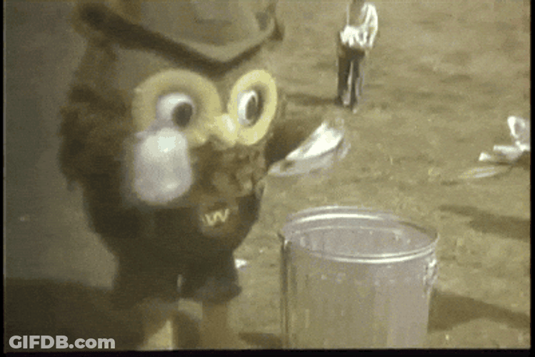 Trash Bin Hot Garbage Woodsy Owl GIF