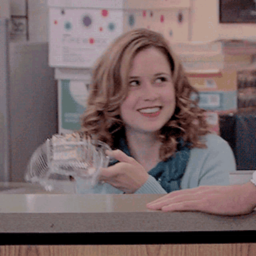 Trash Tiramisu Pam Beesly GIF