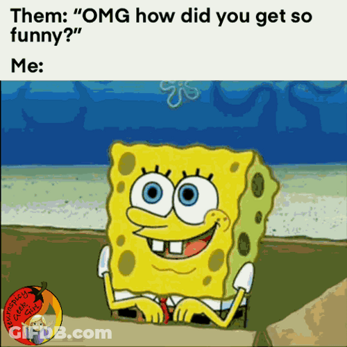 Trauma SpongeBob Rainbow Meme GIF