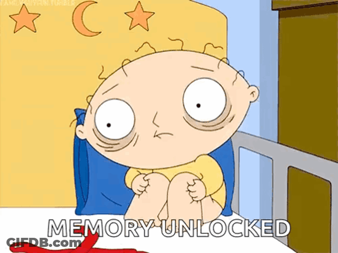 Trauma Stewie Griffin Memory Unlocked GIF
