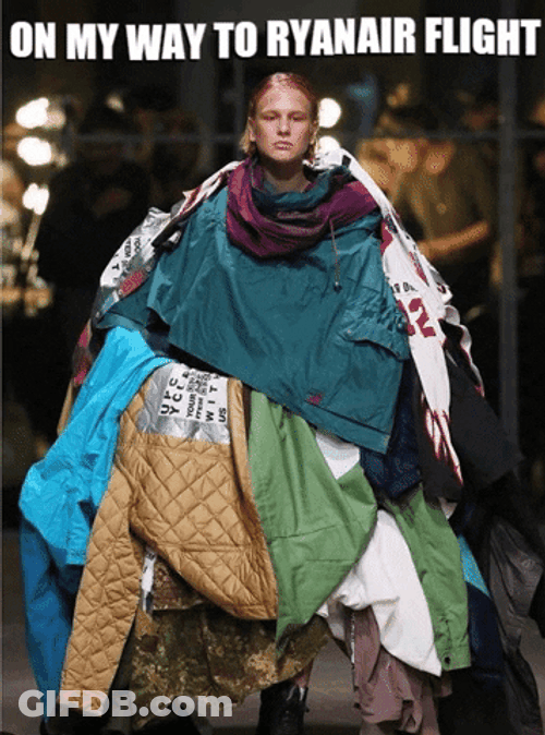 Travel Budget Got Me Dressed Like This GIF