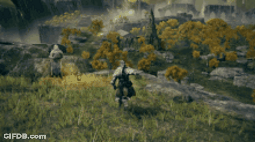 Traveling Player Riding Torrent Elden Ring GIF