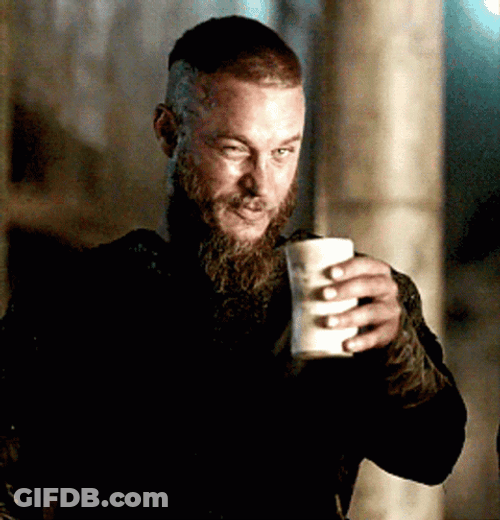 Travis Fimmel Skol For Undefeated Vikings GIF