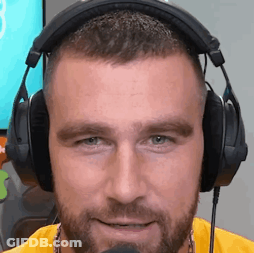 Travis Kelce Amazed Face GIF
