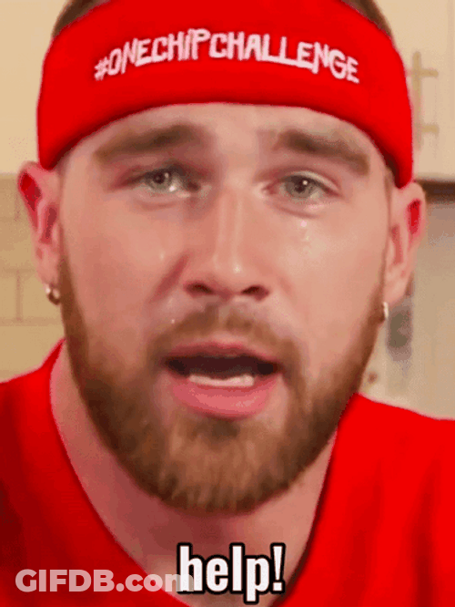 Travis Kelce Help GIF