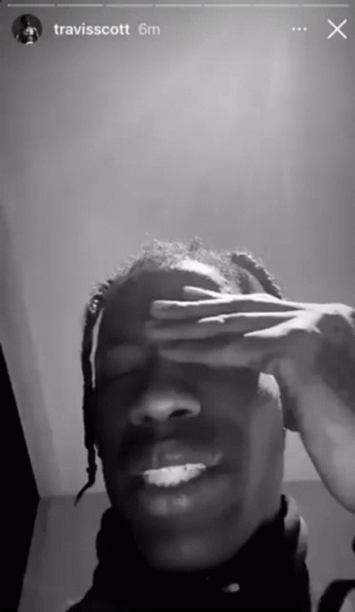 Travis Scott Instagram Story Surprise Meme GIF