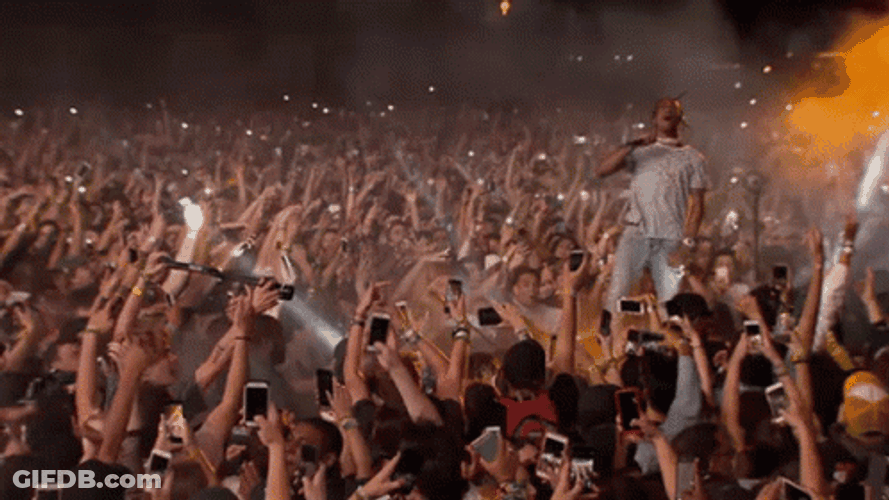 Travis Scott Live Concert At Coachella GIF