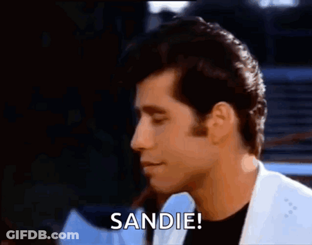 Travolta Calling Sandie GIF