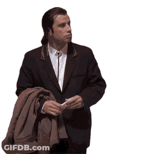 Travolta Waiting GIF