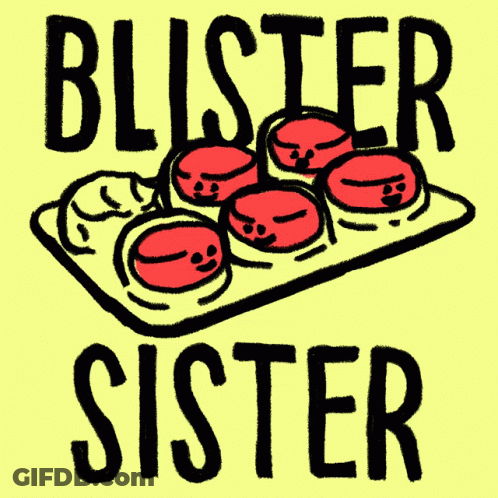 Tray Of Pills Blister Sister GIF