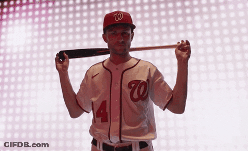 Trea Turner Holding A Bat GIF