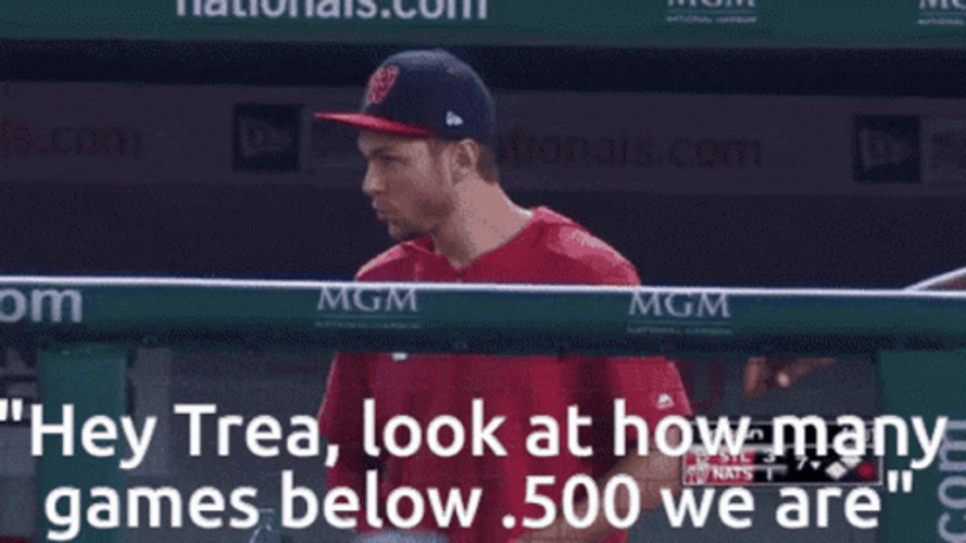Trea Turner Laughing With Friend GIF