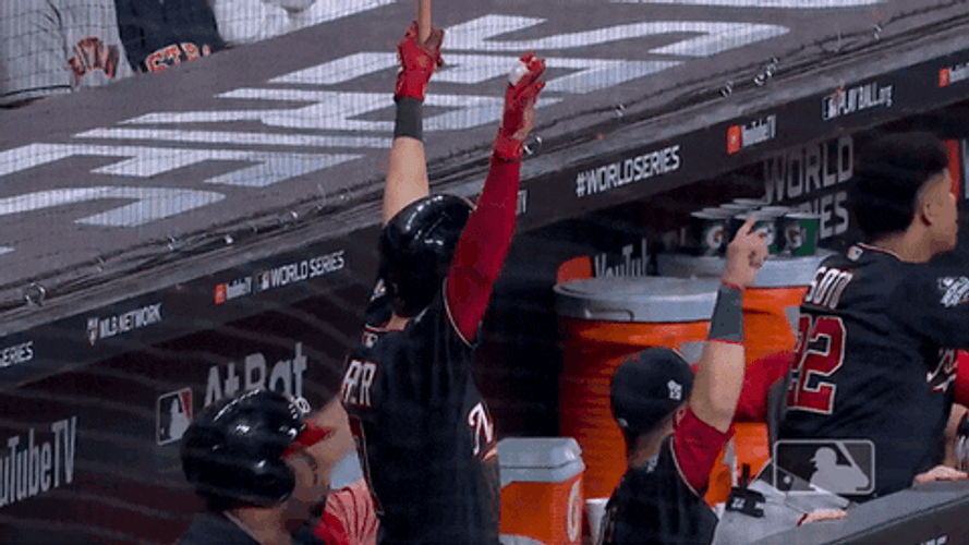 Trea Turner Loud Winning Scream GIF