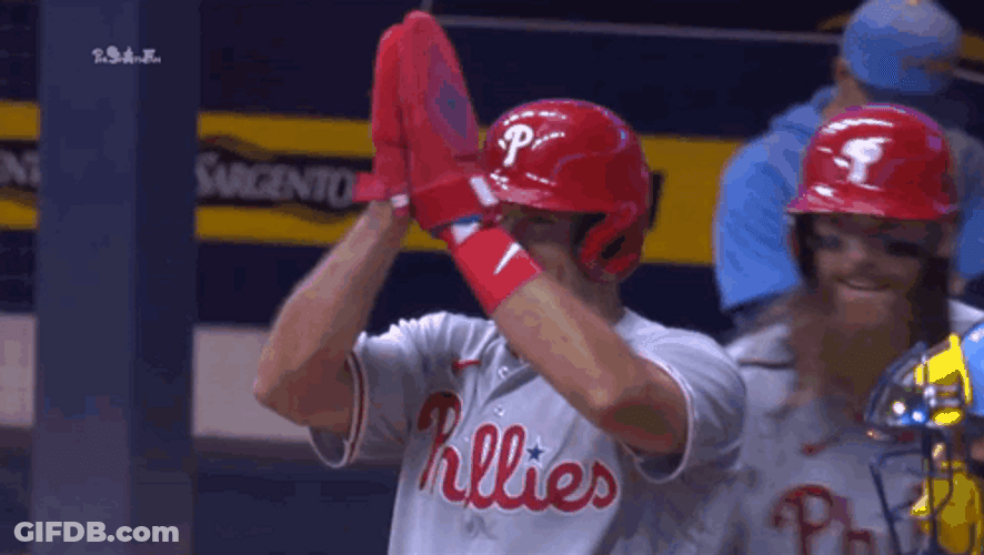 Trea Turner Ready For High Five GIF