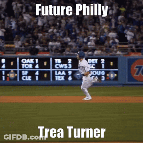 Trea Turner Running Fast GIF