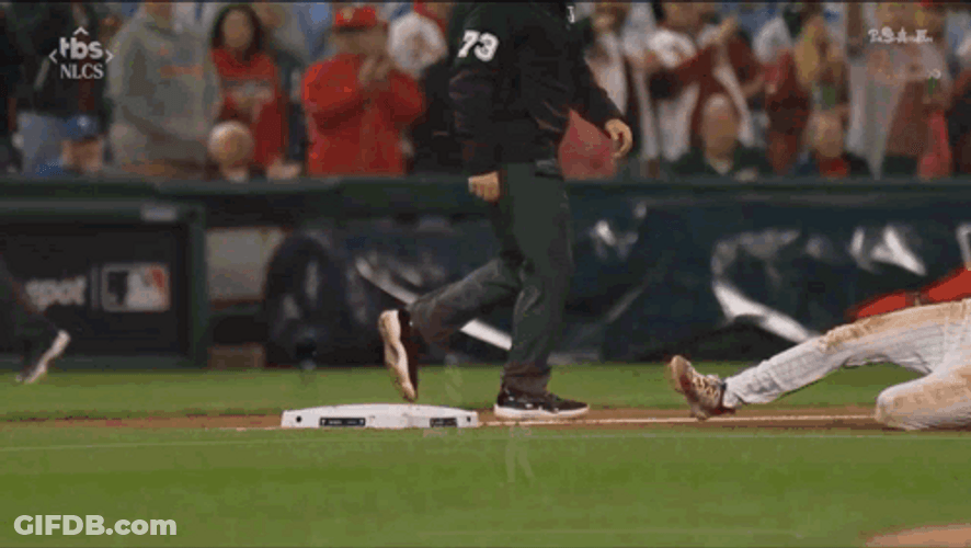 Trea Turner Smooth Slide GIF