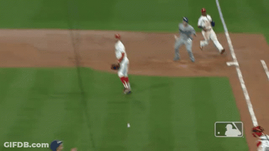 Trea Turner Unpredicted Moves GIF