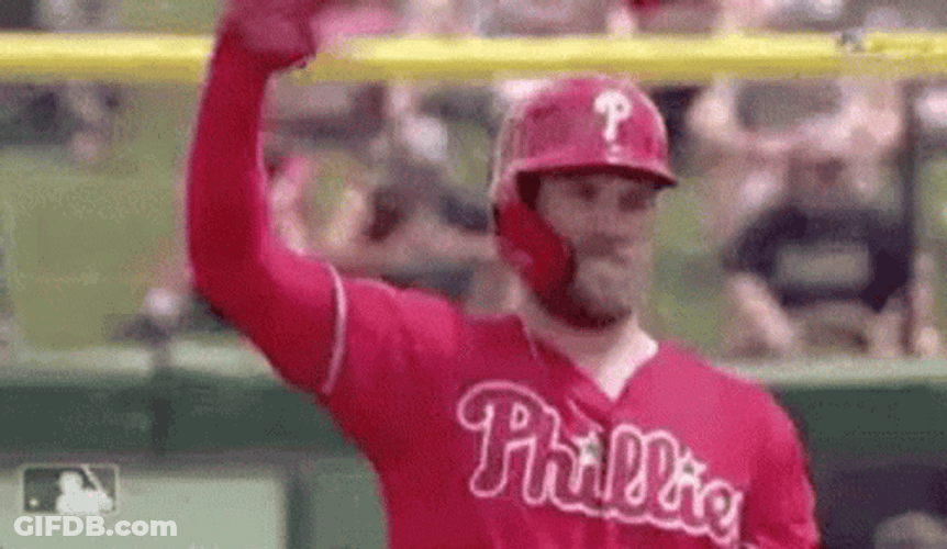Trea Turner Waving GIF