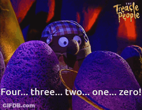 Treacherous People Purple Rock Four Three Two One Zero GIF