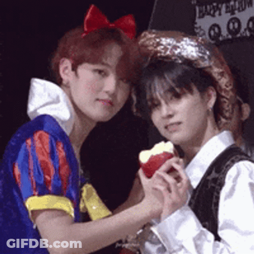 Treasure Members In Costume GIF