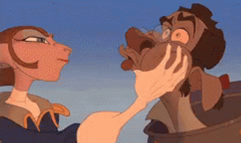 Treasure Planet Captain Amelia Angry GIF
