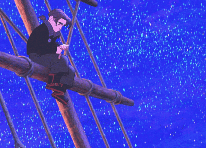 Treasure Planet Jim Hawkins Thinking GIF