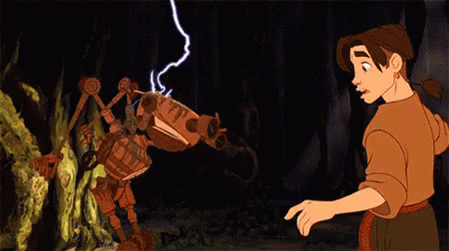 Treasure Planet Jim Slapping BEN GIF