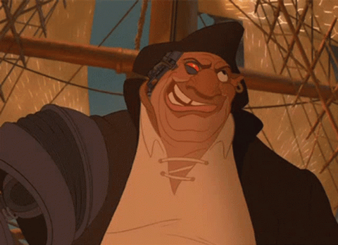 Treasure Planet John Silver Cyber Pirate GIF
