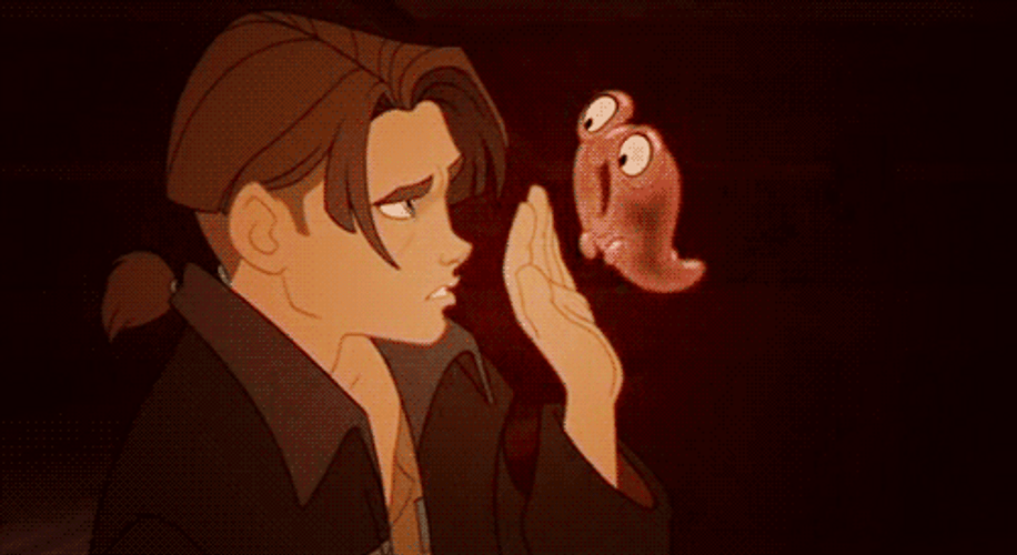 Treasure Planet Poking Morph GIF