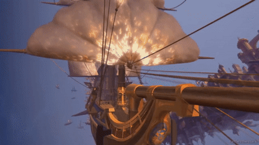 Treasure Planet R.L.S. Legacy Ship GIF