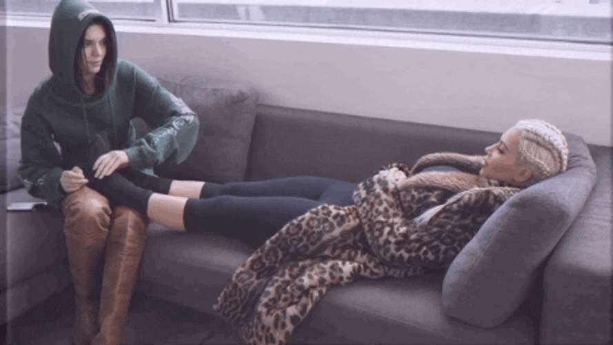 Treat Yo Self Girls Foot Massage GIF