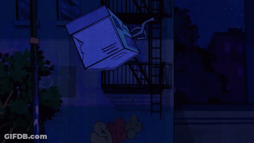 Tree And Dinosaur Looking At Each Other GIF