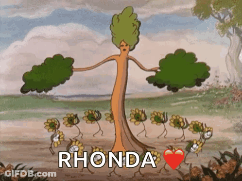 Tree Cartoon Rhonda GIF
