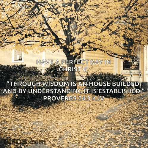 Tree With Bible Quote GIF