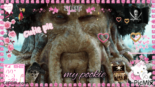 Tree With Cutie Pie And Pookie GIF