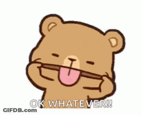 Tree With Ok Whatever Text GIF