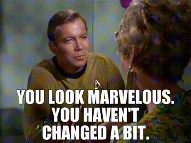 Trek Admiral James Tiberius Kirk You Look Marvelous GIF