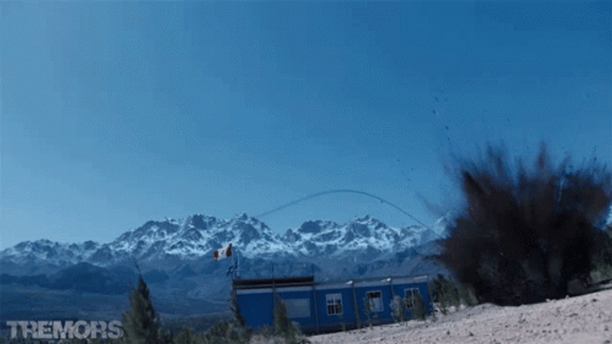 Tremors Massive Graboid Taking Bait GIF