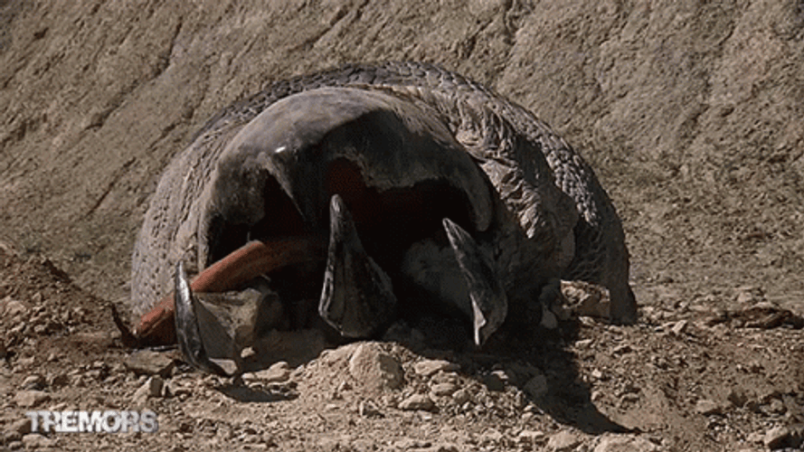 Tremors Sandworm Massive Monster Emerging GIF