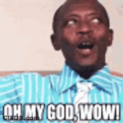 Trending Black Guy Oh My God Wow GIF