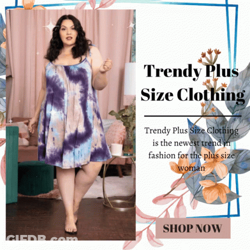 Trendy Plus Size Clothing GIF
